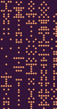 Soyut Renk Yarım Tonlama Noktaları üretken sanat arkaplanı çizimi