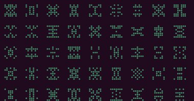 Soyut Renk Yarım Tonlama Noktaları üretken sanat arkaplanı çizimi