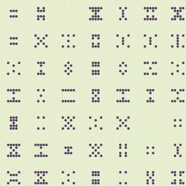 Soyut Renk Yarım Tonlama Noktaları üretken sanat arkaplanı çizimi