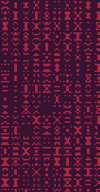 Soyut Renk Yarım Tonlama Noktaları üretken sanat arkaplanı çizimi