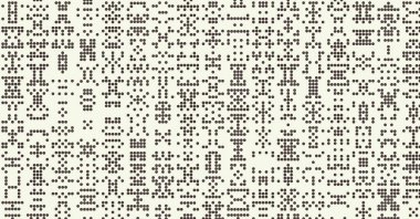 Soyut Renk Yarım Tonlama Noktaları üretken sanat arkaplanı çizimi