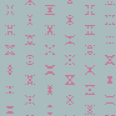 Soyut Renk Yarım Tonlama Noktaları üretken sanat arkaplanı çizimi