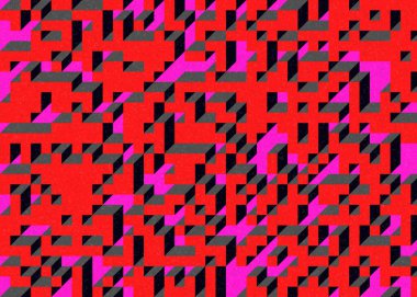 Edward Zajecs 2. Cubo 'nun 1971' deki uygulaması. Esasen 8 taştan oluşan bir Truchet fayans seti ve yerleştirme sanatı illüstrasyonu için kurallar 