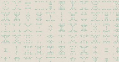 Soyut Renk Yarım Tonlama Noktaları üretken sanat arkaplanı çizimi