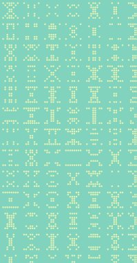 Soyut Renk Yarım Tonlama Noktaları üretken sanat arkaplanı çizimi