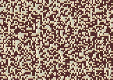 Edward Zajecs 2. Cubo 'nun 1971' deki uygulaması. Esasen 8 taştan oluşan bir Truchet fayans seti ve yerleştirme sanatı illüstrasyonu için kurallar 