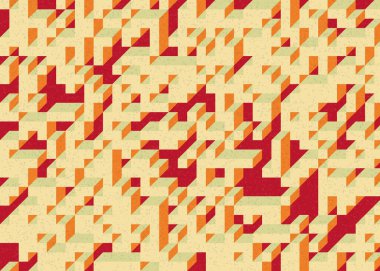 Edward Zajecs 2. Cubo 'nun 1971' deki uygulaması. Esasen 8 taştan oluşan bir Truchet fayans seti ve yerleştirme sanatı illüstrasyonu için kurallar 