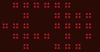 Soyut Renk Yarım Tonlama Noktaları üretken sanat arkaplanı çizimi