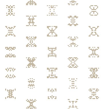 Soyut Renk Yarım Tonlama Noktaları üretken sanat arkaplanı çizimi