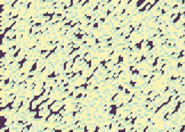 Edward Zajecs 2. Cubo 'nun 1971' deki uygulaması. Esasen 8 taştan oluşan bir Truchet fayans seti ve yerleştirme sanatı illüstrasyonu için kurallar 