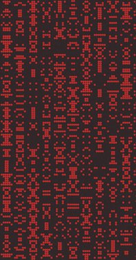 Soyut Renk Yarım Tonlama Noktaları üretken sanat arkaplanı çizimi