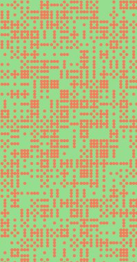 Soyut Renk Yarım Tonlama Noktaları üretken sanat arkaplanı çizimi