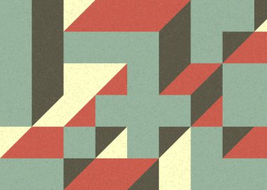 Edward Zajecs 2. Cubo 'nun 1971' deki uygulaması. Esasen 8 taştan oluşan bir Truchet fayans seti ve yerleştirme sanatı illüstrasyonu için kurallar 