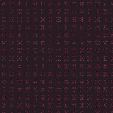 Soyut Renk Yarım Tonlama Noktaları üretken sanat arkaplanı çizimi