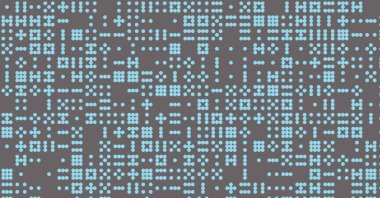 Soyut Renk Yarım Tonlama Noktaları üretken sanat arkaplanı çizimi