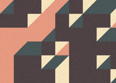 Edward Zajecs 2. Cubo 'nun 1971' deki uygulaması. Esasen 8 taştan oluşan bir Truchet fayans seti ve yerleştirme sanatı illüstrasyonu için kurallar 