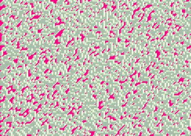 Edward Zajecs 2. Cubo 'nun 1971' deki uygulaması. Esasen 8 taştan oluşan bir Truchet fayans seti ve yerleştirme sanatı illüstrasyonu için kurallar 