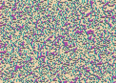 Edward Zajecs 2. Cubo 'nun 1971' deki uygulaması. Esasen 8 taştan oluşan bir Truchet fayans seti ve yerleştirme sanatı illüstrasyonu için kurallar 