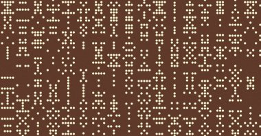 Soyut Renk Yarım Tonlama Noktaları üretken sanat arkaplanı çizimi