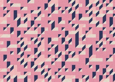 Edward Zajecs 2. Cubo 'nun 1971' deki uygulaması. Esasen 8 taştan oluşan bir Truchet fayans seti ve yerleştirme sanatı illüstrasyonu için kurallar 