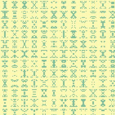 Soyut Renk Yarım Tonlama Noktaları üretken sanat arkaplanı çizimi