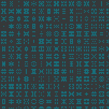 Soyut Renk Yarım Tonlama Noktaları üretken sanat arkaplanı çizimi