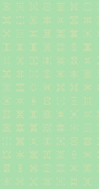 Soyut Renk Yarım Tonlama Noktaları üretken sanat arkaplanı çizimi