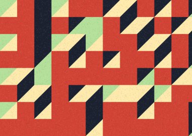 Edward Zajecs 2. Cubo 'nun 1971' deki uygulaması. Esasen 8 taştan oluşan bir Truchet fayans seti ve yerleştirme sanatı illüstrasyonu için kurallar 