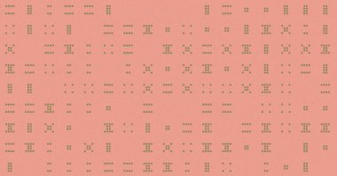 Soyut Renk Yarım Tonlama Noktaları üretken sanat arkaplanı çizimi