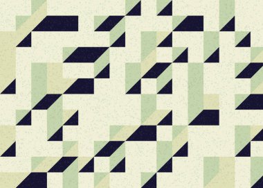 Edward Zajecs 2. Cubo 'nun 1971' deki uygulaması. Esasen 8 taştan oluşan bir Truchet fayans seti ve yerleştirme sanatı illüstrasyonu için kurallar 