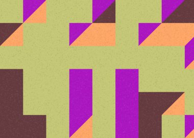 Edward Zajecs 2. Cubo 'nun 1971' deki uygulaması. Esasen 8 taştan oluşan bir Truchet fayans seti ve yerleştirme sanatı illüstrasyonu için kurallar 