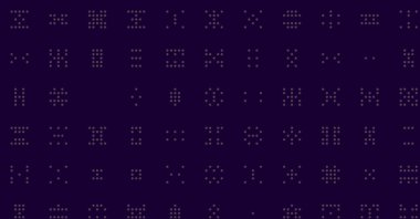 Soyut Renk Yarım Tonlama Noktaları üretken sanat arkaplanı çizimi