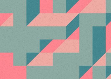 Edward Zajecs 2. Cubo 'nun 1971' deki uygulaması. Esasen 8 taştan oluşan bir Truchet fayans seti ve yerleştirme sanatı illüstrasyonu için kurallar 