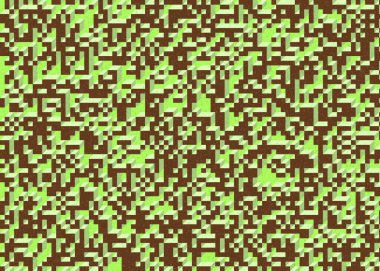 Edward Zajecs 2. Cubo 'nun 1971' deki uygulaması. Esasen 8 taştan oluşan bir Truchet fayans seti ve yerleştirme sanatı illüstrasyonu için kurallar 