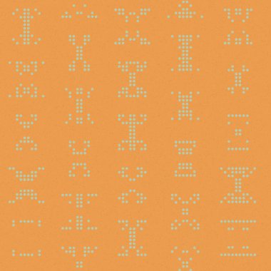 Soyut Renk Yarım Tonlama Noktaları üretken sanat arkaplanı çizimi