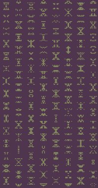 Soyut Renk Yarım Tonlama Noktaları üretken sanat arkaplanı çizimi