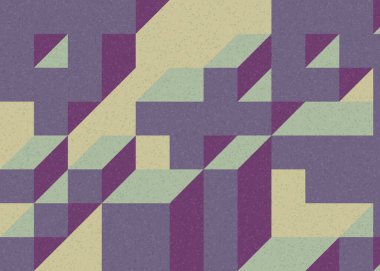 Edward Zajecs 2. Cubo 'nun 1971' deki uygulaması. Esasen 8 taştan oluşan bir Truchet fayans seti ve yerleştirme sanatı illüstrasyonu için kurallar 