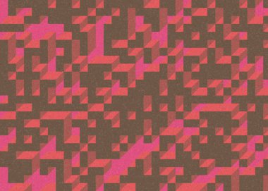 Edward Zajecs 2. Cubo 'nun 1971' deki uygulaması. Esasen 8 taştan oluşan bir Truchet fayans seti ve yerleştirme sanatı illüstrasyonu için kurallar 