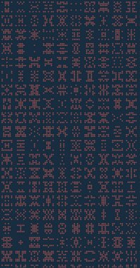 Soyut Renk Yarım Tonlama Noktaları üretken sanat arkaplanı çizimi