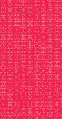 Soyut Renk Yarım Tonlama Noktaları üretken sanat arkaplanı çizimi