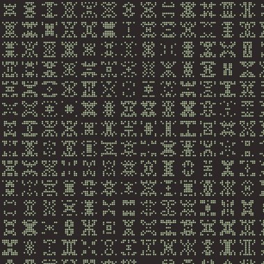 Soyut Renk Yarım Tonlama Noktaları üretken sanat arkaplanı çizimi