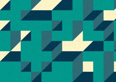 Edward Zajecs 2. Cubo 'nun 1971' deki uygulaması. Esasen 8 taştan oluşan bir Truchet fayans seti ve yerleştirme sanatı illüstrasyonu için kurallar 