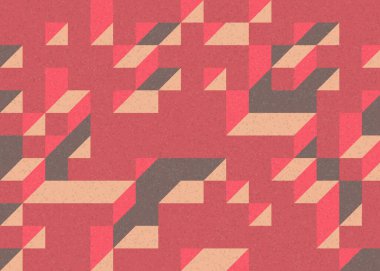 Edward Zajecs 2. Cubo 'nun 1971' deki uygulaması. Esasen 8 taştan oluşan bir Truchet fayans seti ve yerleştirme sanatı illüstrasyonu için kurallar 