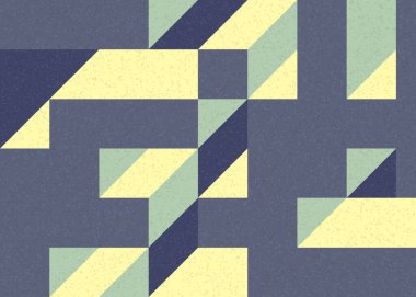 Edward Zajecs 2. Cubo 'nun 1971' deki uygulaması. Esasen 8 taştan oluşan bir Truchet fayans seti ve yerleştirme sanatı illüstrasyonu için kurallar 