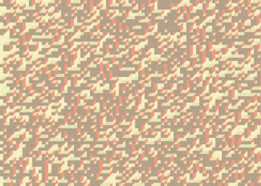 Edward Zajecs 2. Cubo 'nun 1971' deki uygulaması. Esasen 8 taştan oluşan bir Truchet fayans seti ve yerleştirme sanatı illüstrasyonu için kurallar 