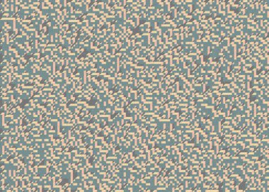 Edward Zajecs 2. Cubo 'nun 1971' deki uygulaması. Esasen 8 taştan oluşan bir Truchet fayans seti ve yerleştirme sanatı illüstrasyonu için kurallar 