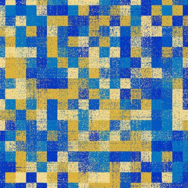 Ukrainian flag Color brushed sparcle dots paint imitation background abstract illustration