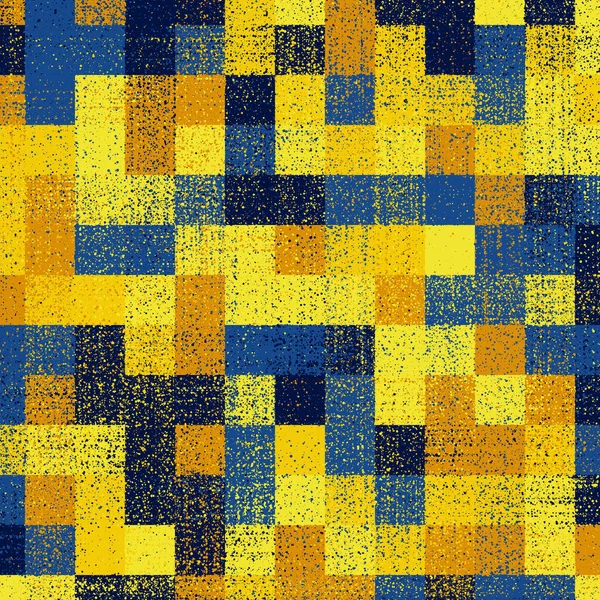 Ukrainian Flag Color Brushed Sparcle Dots Paint Imitation Background Abstract — Image vectorielle