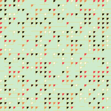 Dekoratif diyagram renkli geometrik şekiller arkaplan resimlemesi