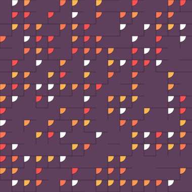 Dekoratif diyagram renkli geometrik şekiller arkaplan resimlemesi